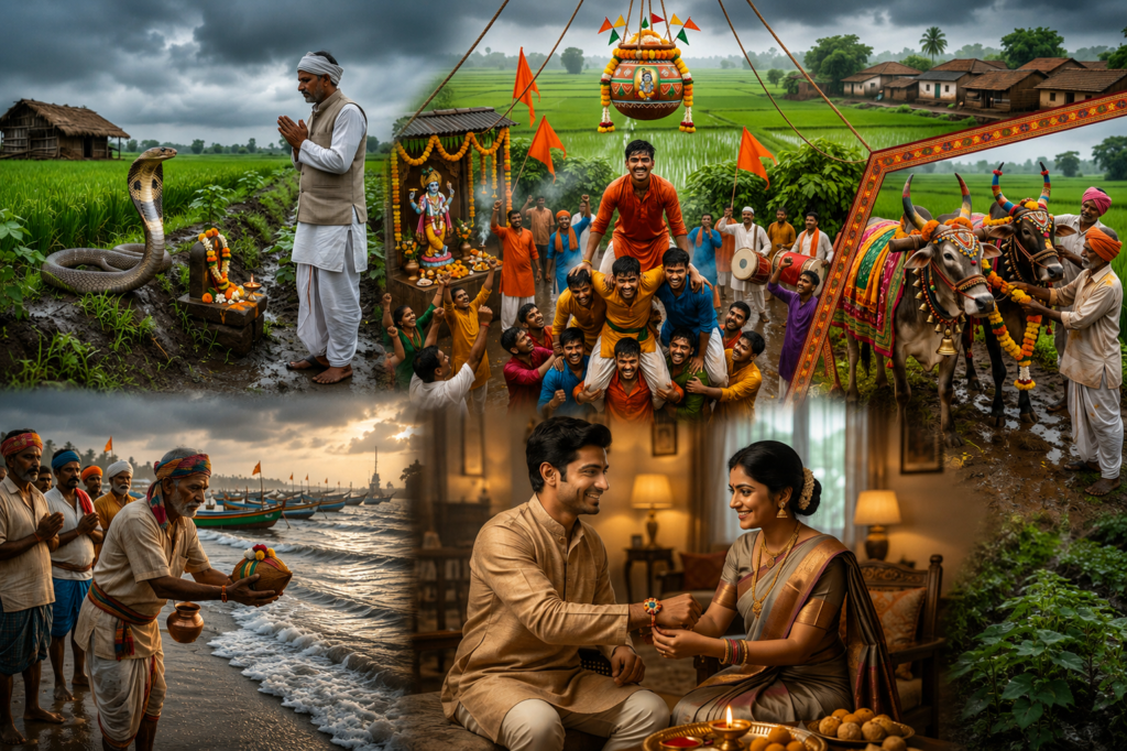Major Shravan festivals and traditional celebrations in Maharashtra